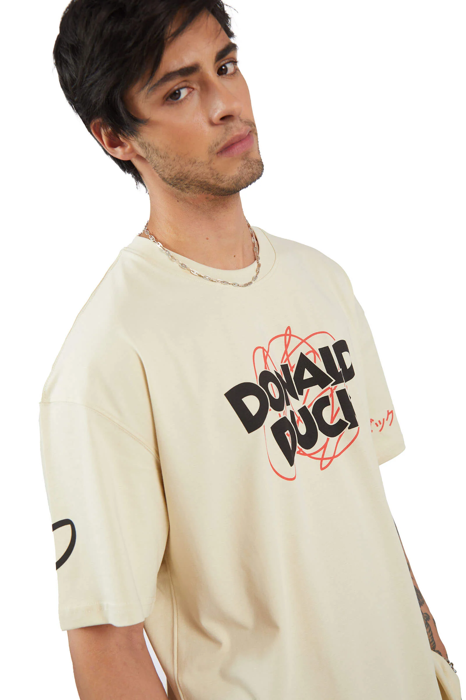 Chirpy Donald Duck Oversized T-shirt - Image 4