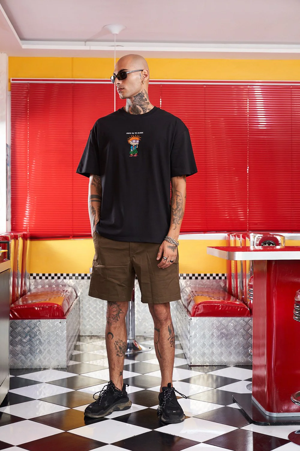 Chuckie Embroidery Oversized T-shirt - Image 8