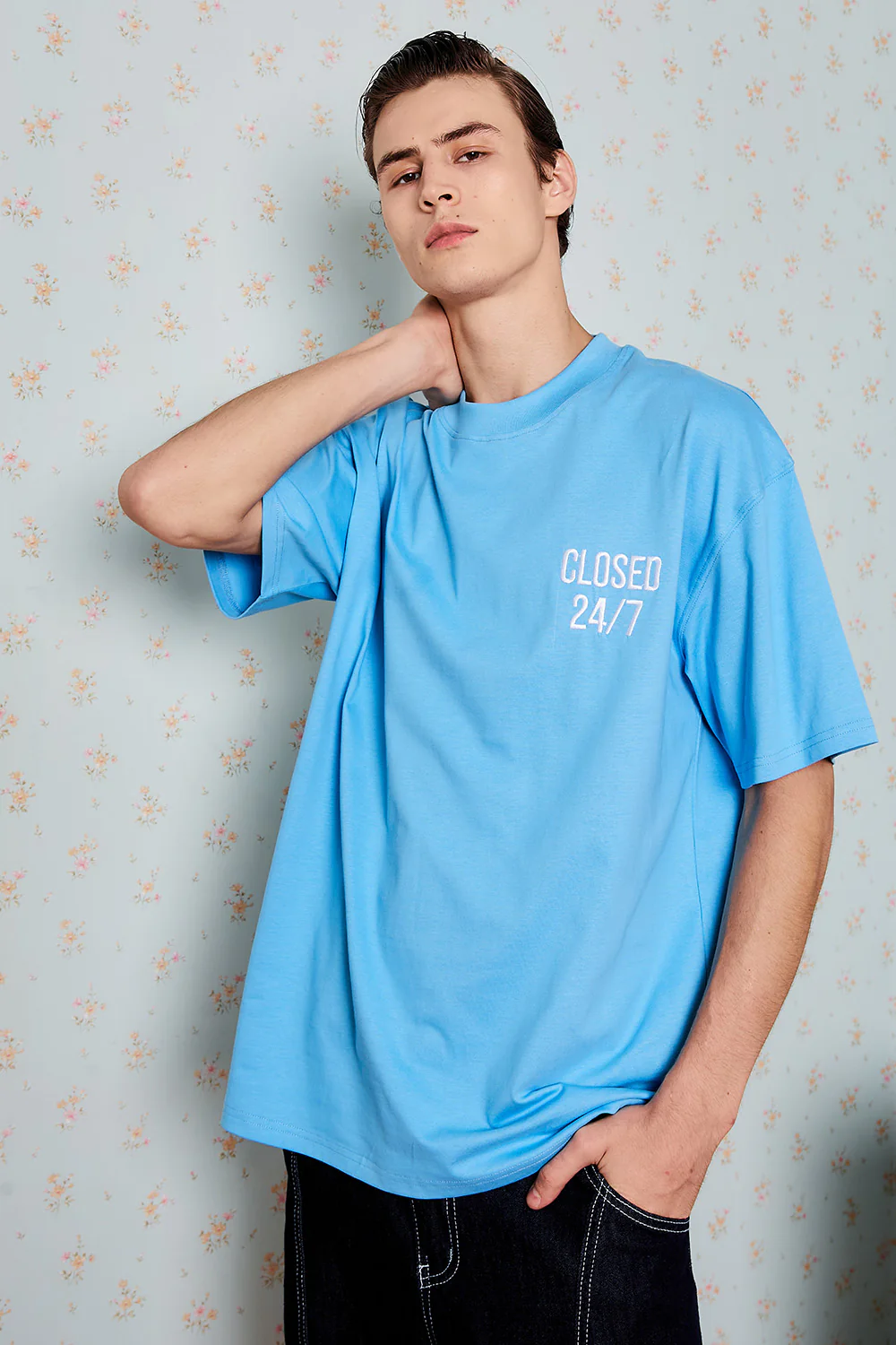 Closed 24/7 Blue Oversized T-shirt - Image 4
