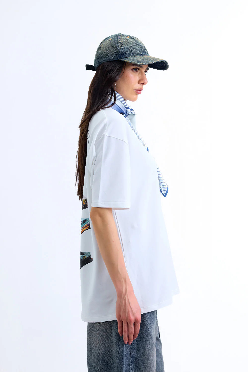 Collector Grid Oversized T-shirt - Image 7