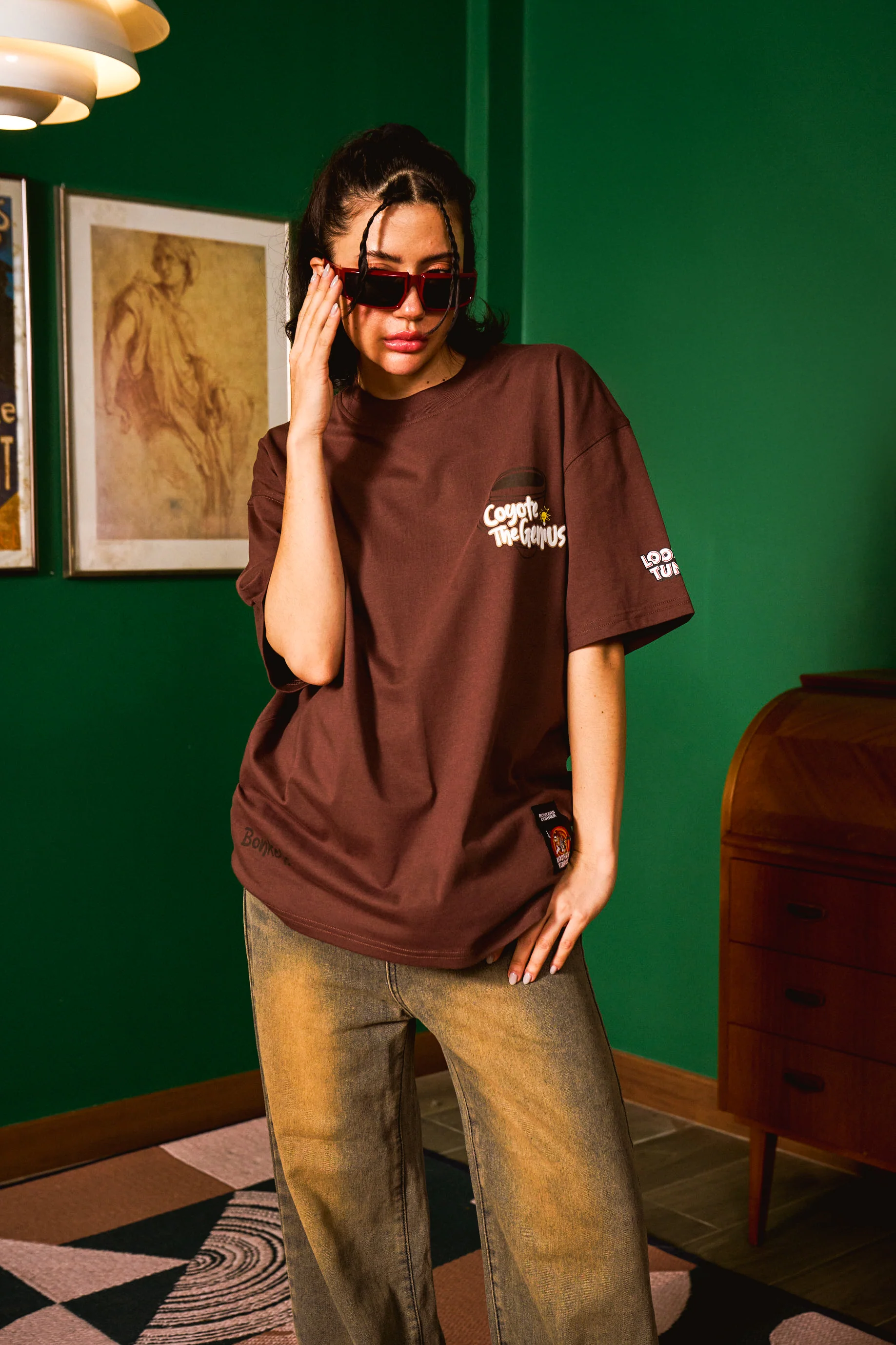 Coyote The Genius Oversized T-shirt - Image 2