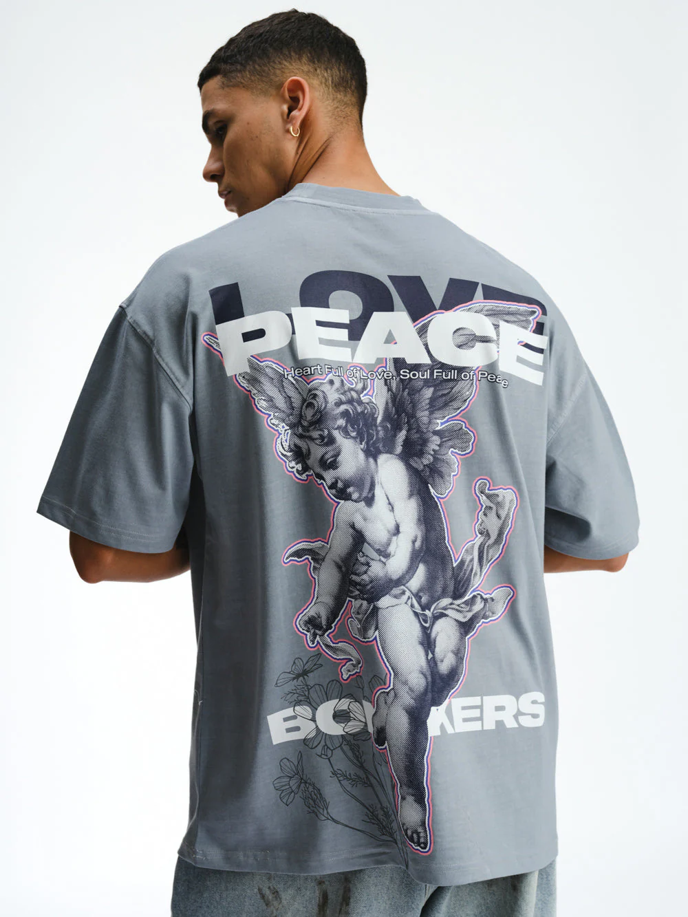 Cupid Love And Peace Premium Oversized T-shirt - Image 11