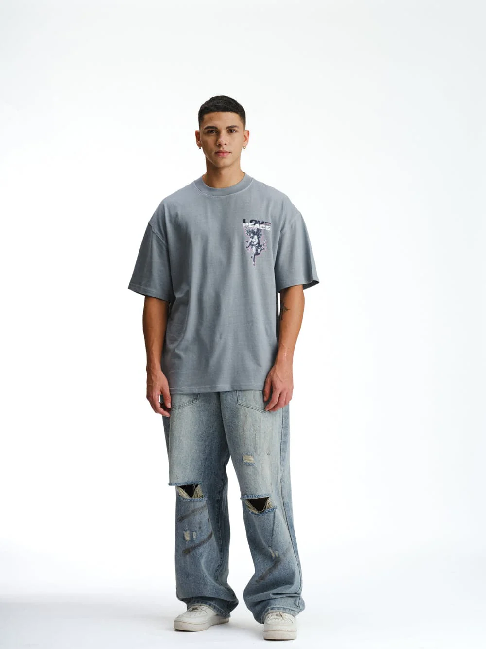 Cupid Love And Peace Premium Oversized T-shirt - Image 13
