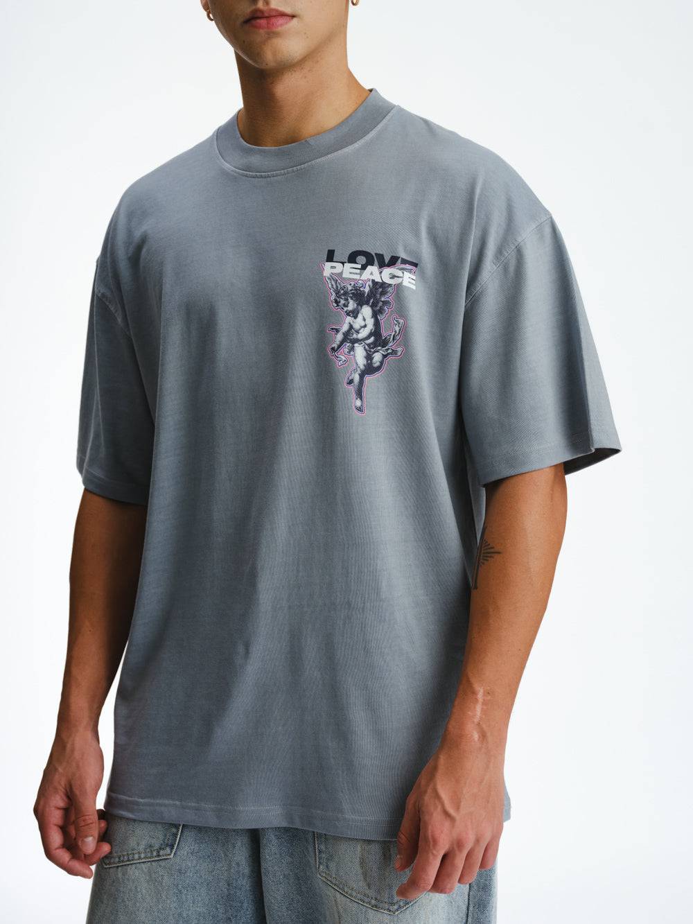 Cupid Love And Peace Premium Oversized T-shirt - Image 4