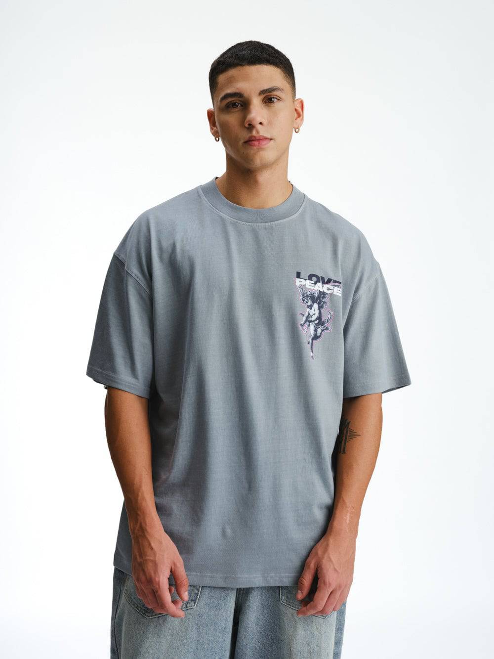 Cupid Love And Peace Premium Oversized T-shirt - Image 5
