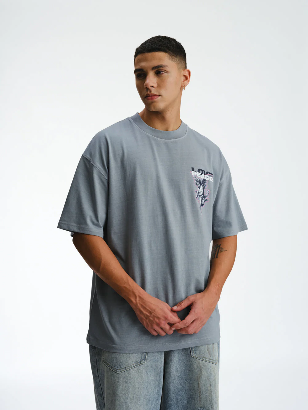 Cupid Love And Peace Premium Oversized T-shirt - Image 6