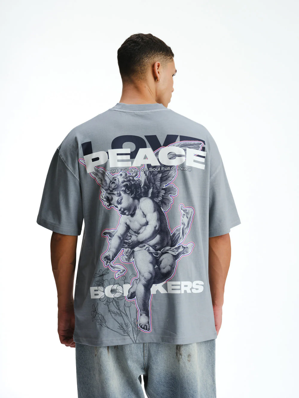 Cupid Love And Peace Premium Oversized T-shirt - Image 9