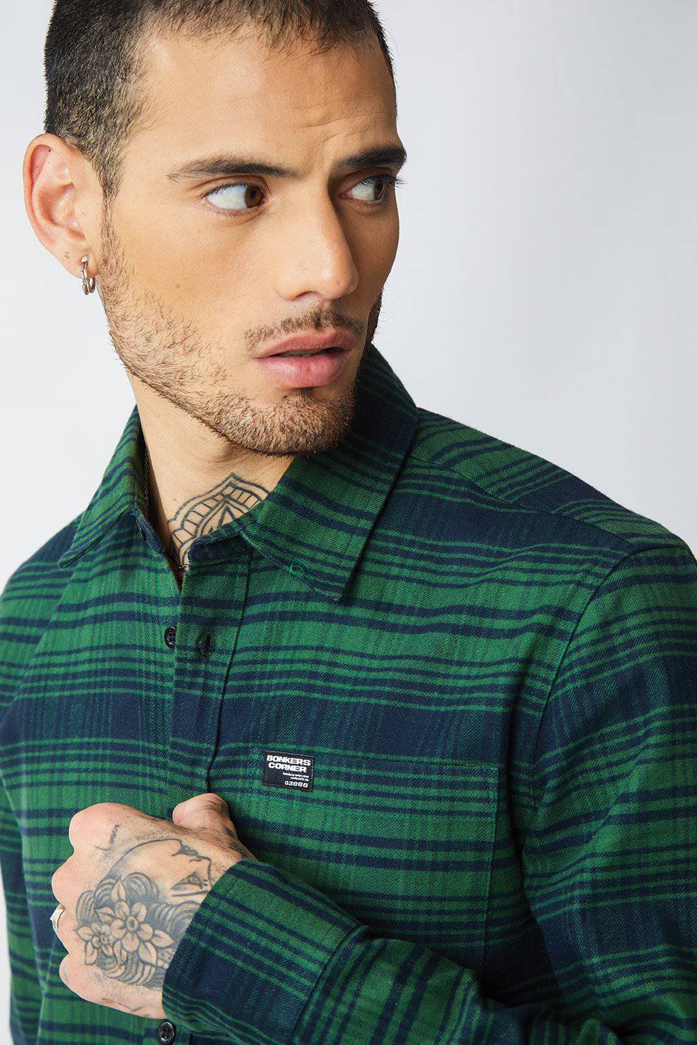 Dark Green Regular Fit Shirt - Image 3