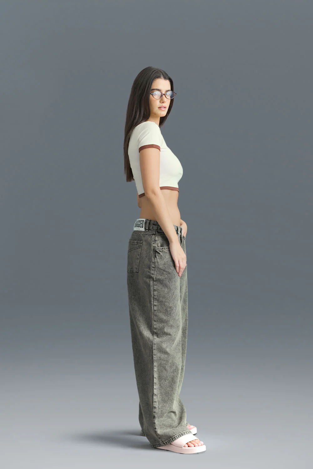 Delulu Ringer Crop Top - Image 7