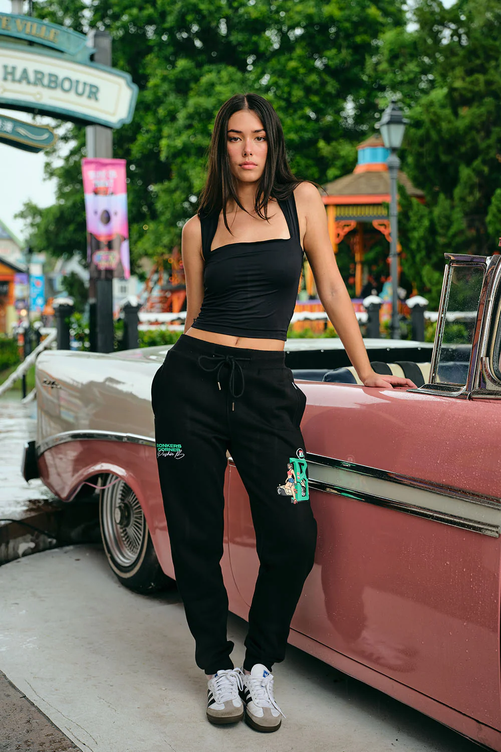 Dollar Bills Black Joggers - Image 5