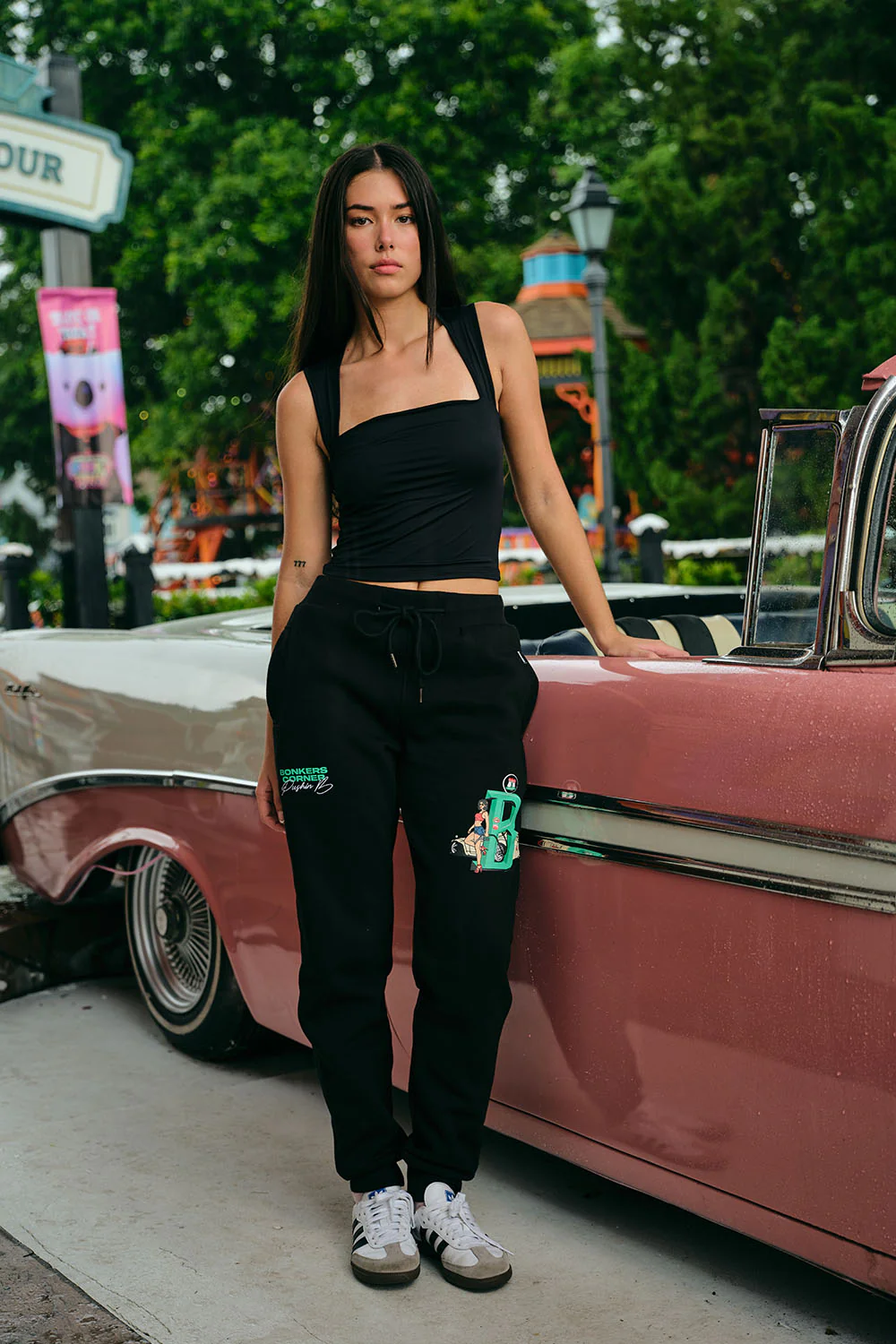 Dollar Bills Black Joggers - Image 6