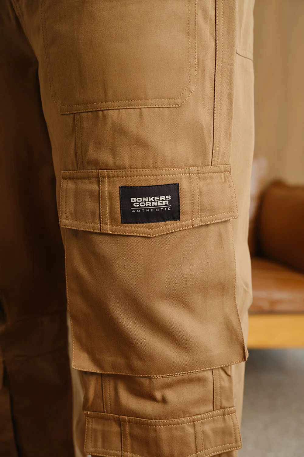 Dusty Brown 8 Pockets Cargo Pant - Image 4