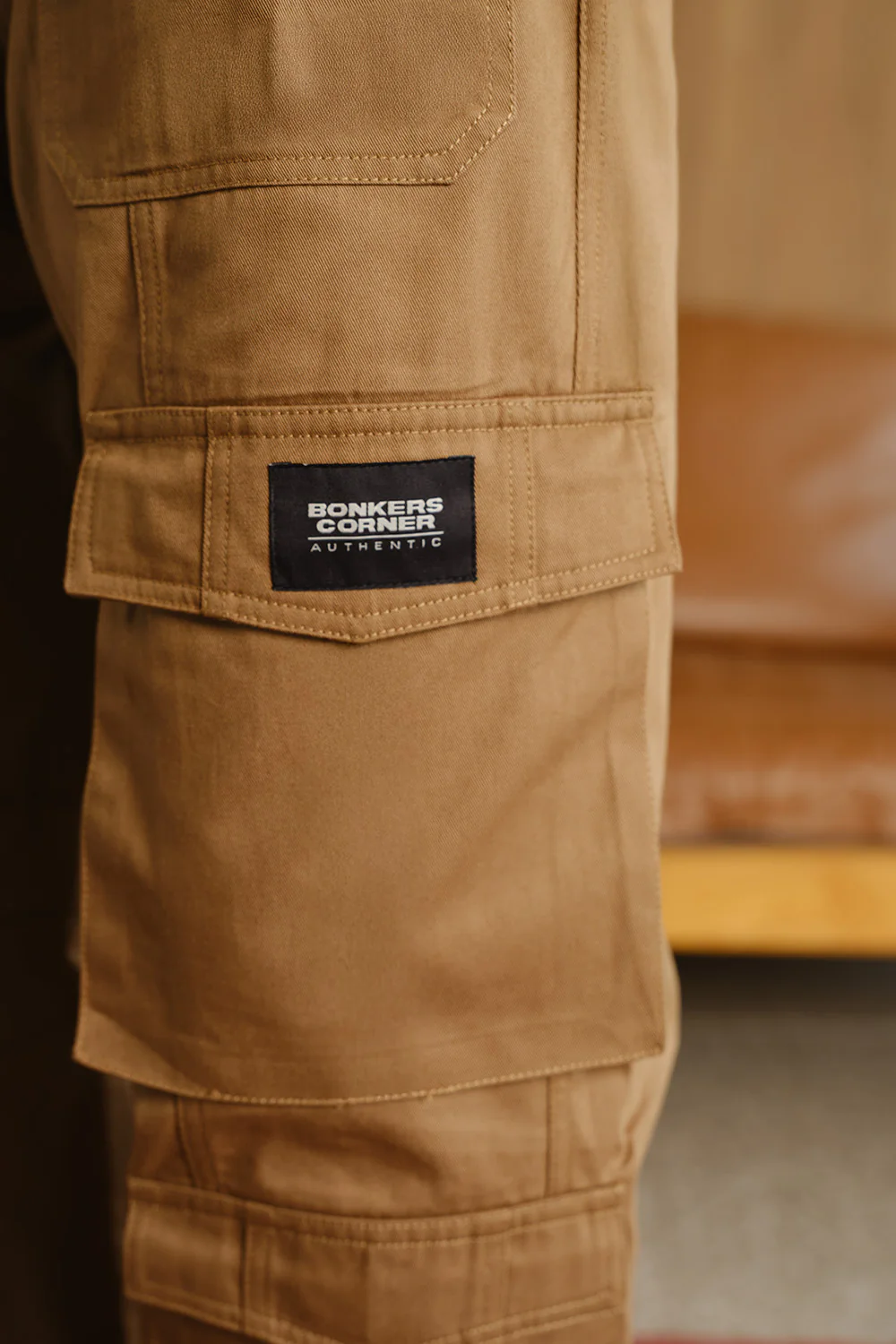Dusty Brown 8 Pockets Cargo Pant - Image 4