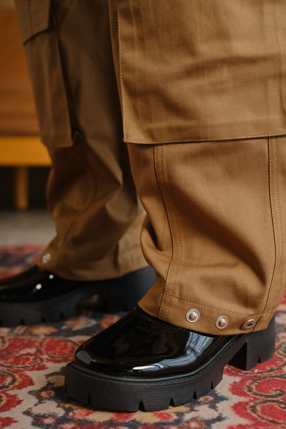 Dusty Brown 8 Pockets Cargo Pant - Image 5