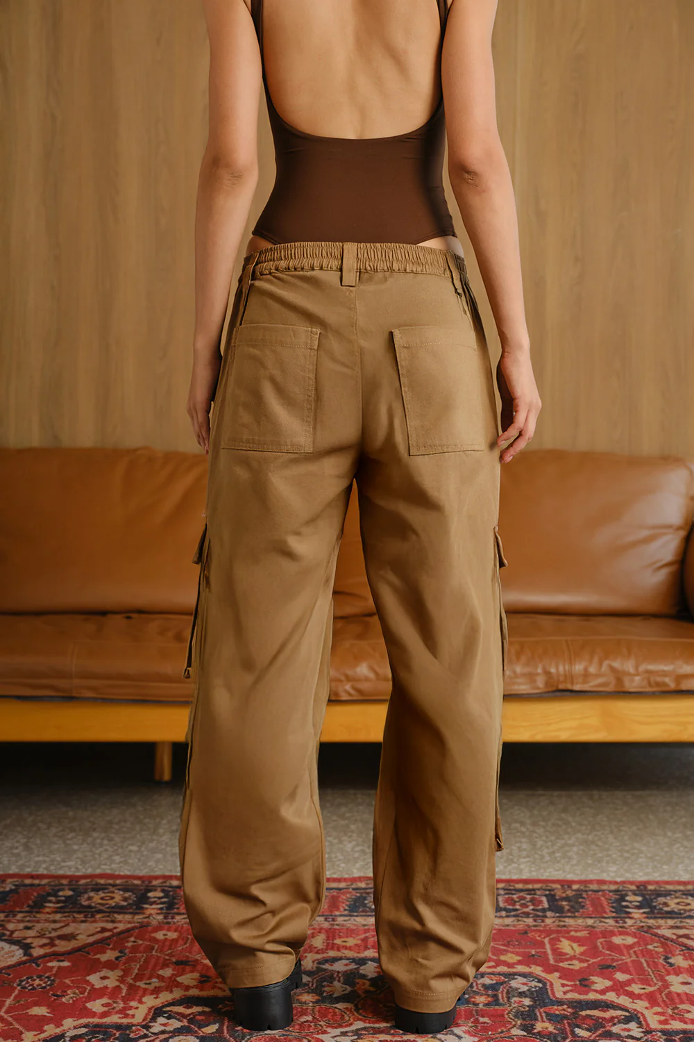Dusty Brown 8 Pockets Cargo Pant - Image 7