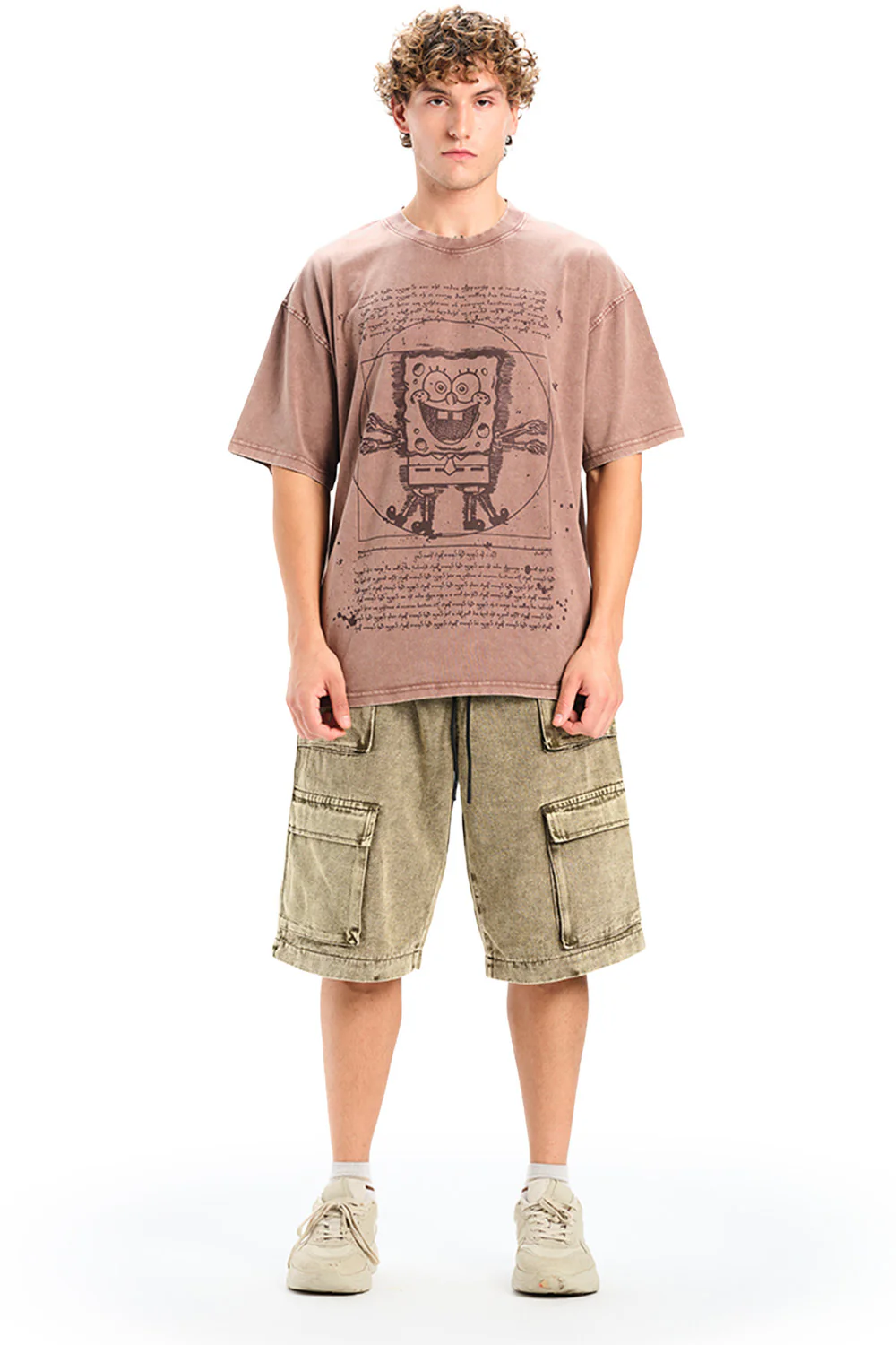 Dusty Brown SpongeBob T-shirt - Image 4