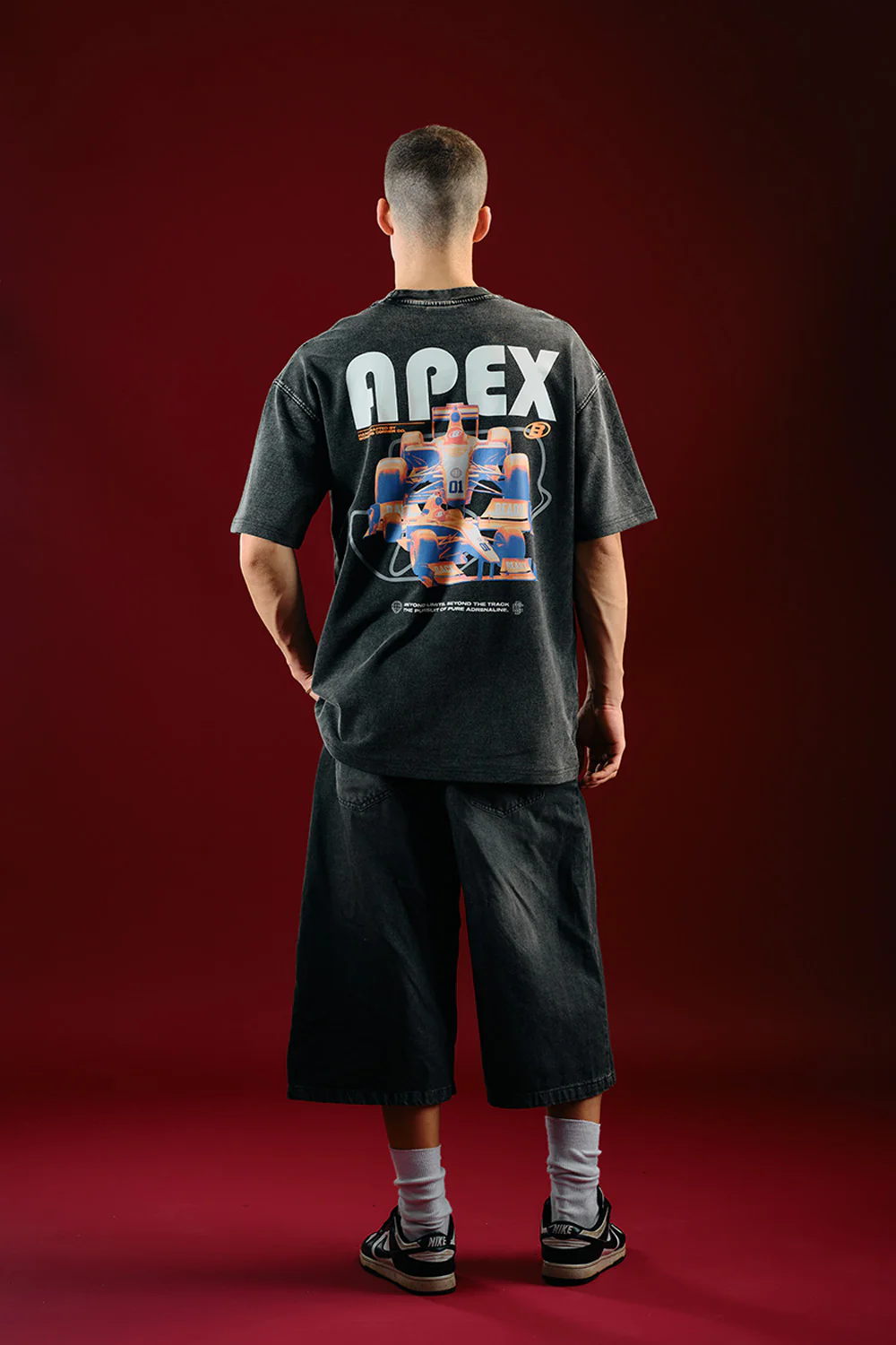 Faded Apex Beyond Limits Oversized T-shirt - Image 6