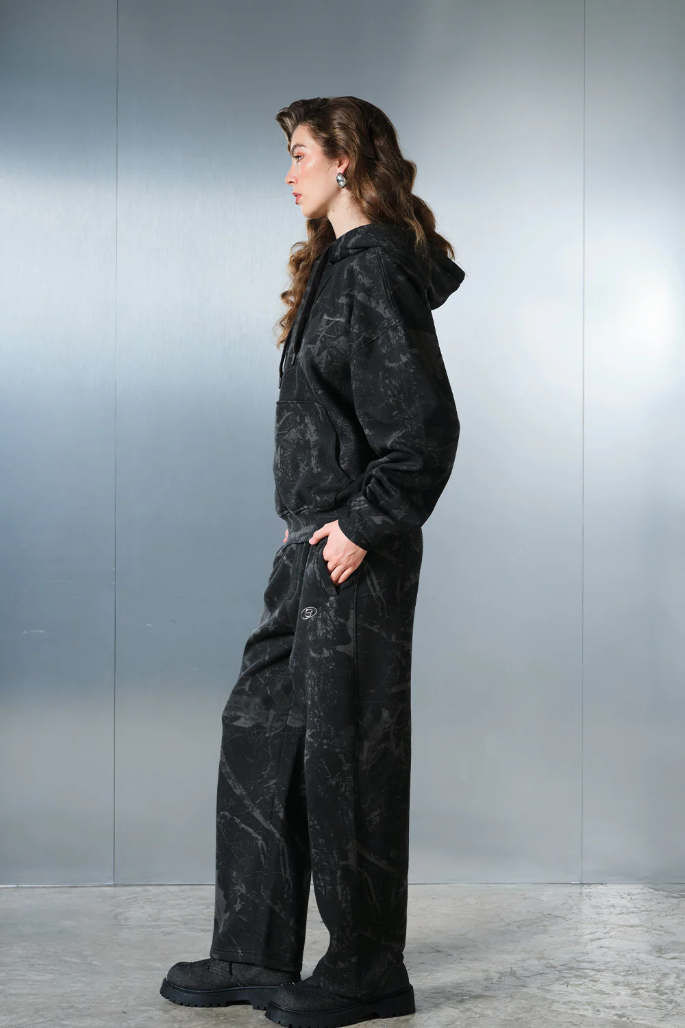 Faded Black Hoodie - Image 6