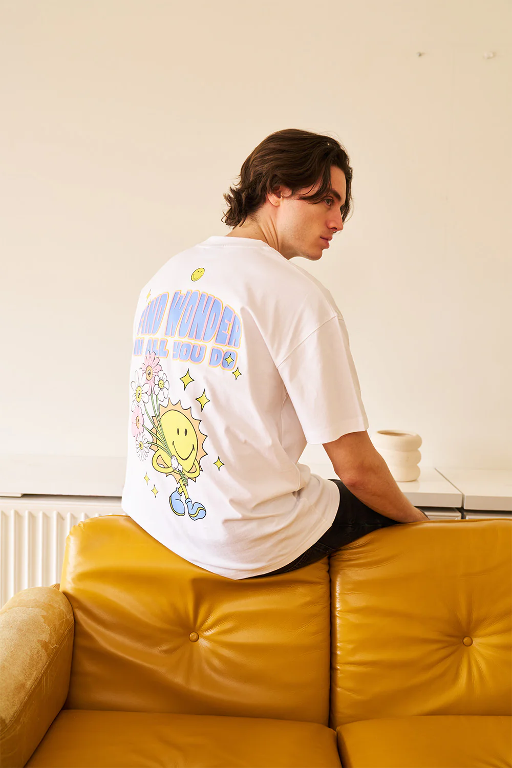 Find Wonder In All You Do Oversized T-shirt - Image 4