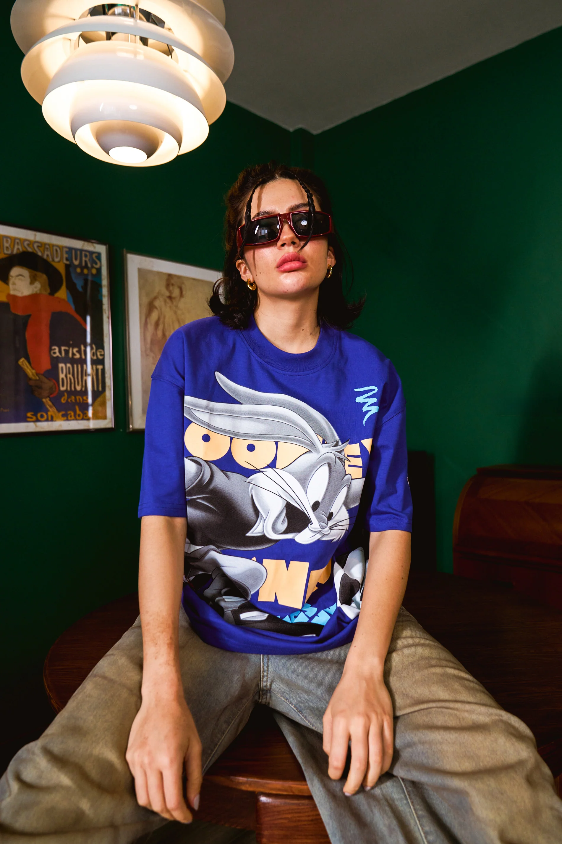 Football Bunny Oversized T-shirt - Image 3