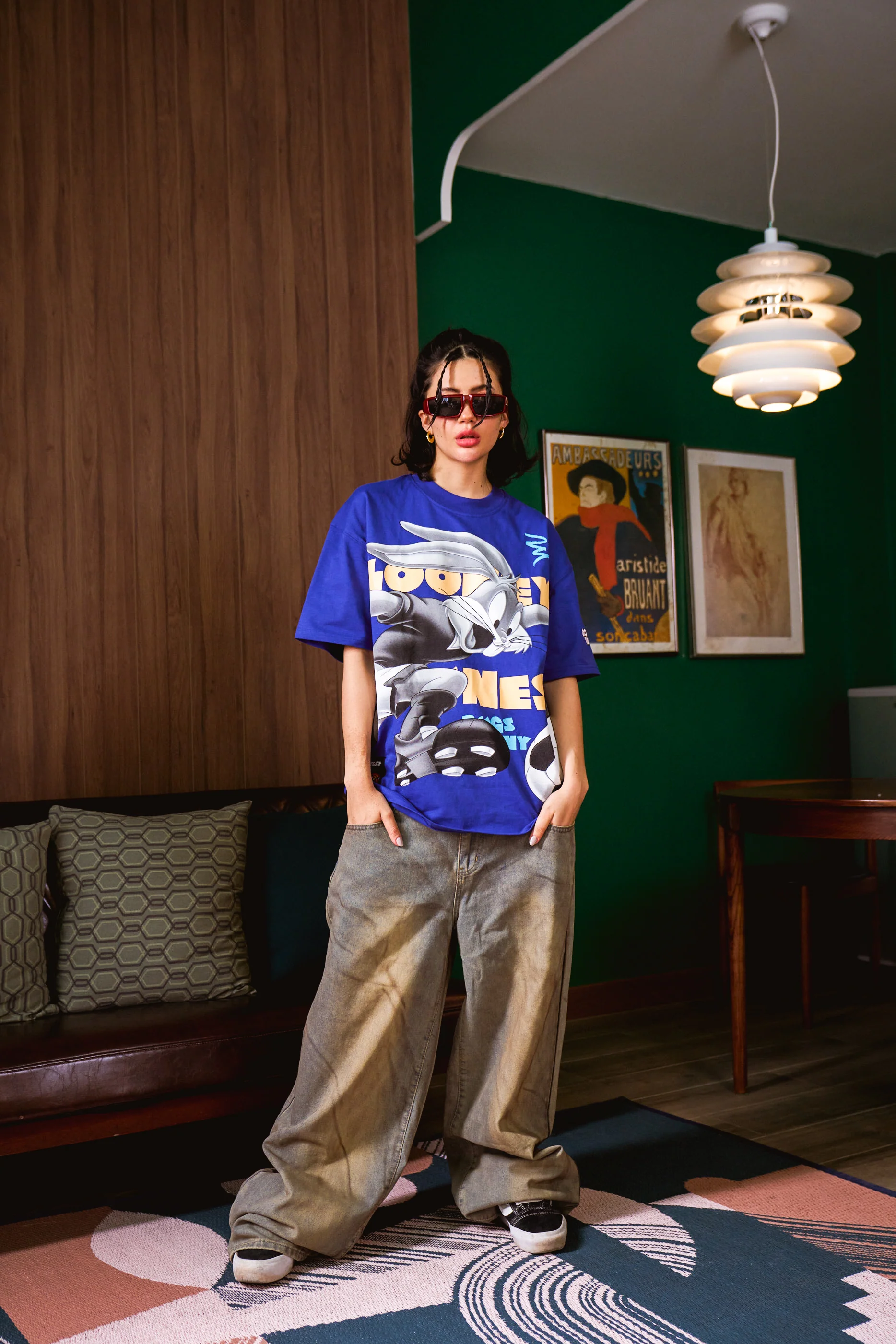 Football Bunny Oversized T-shirt - Image 4