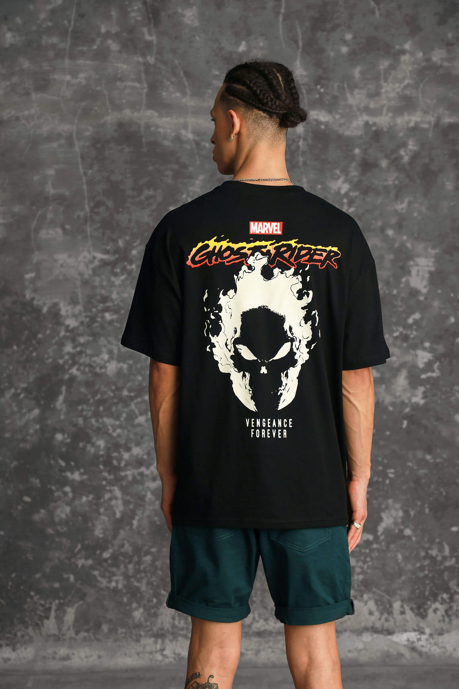Ghost Rider Oversized T-shirt (Glow In Dark) - Image 2