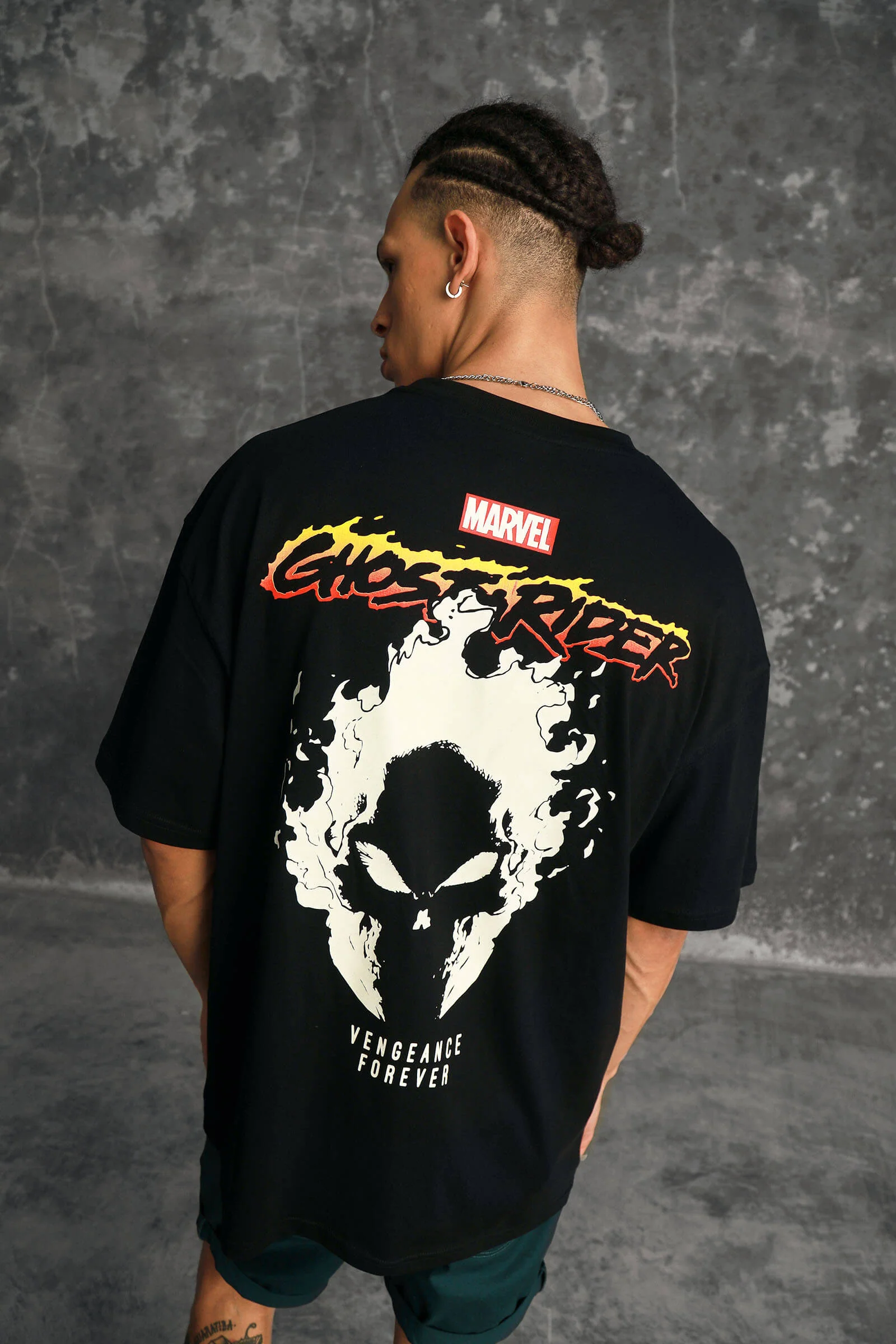 Ghost Rider Oversized T-shirt (Glow In Dark) - Image 6