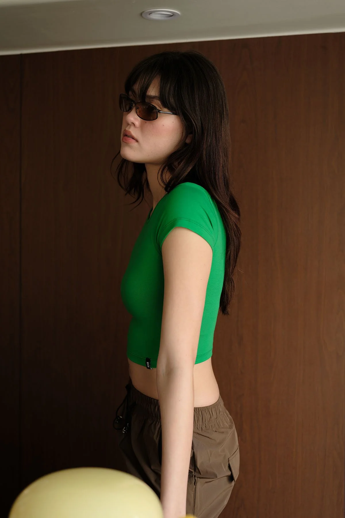 Green Jersey Crop Top - Image 8