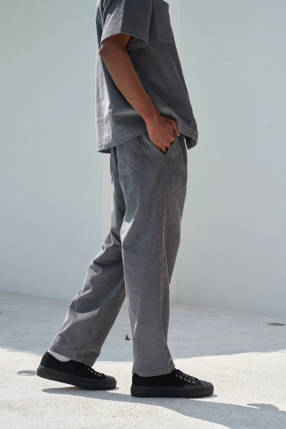 Grey Corduroy Pants - Image 9