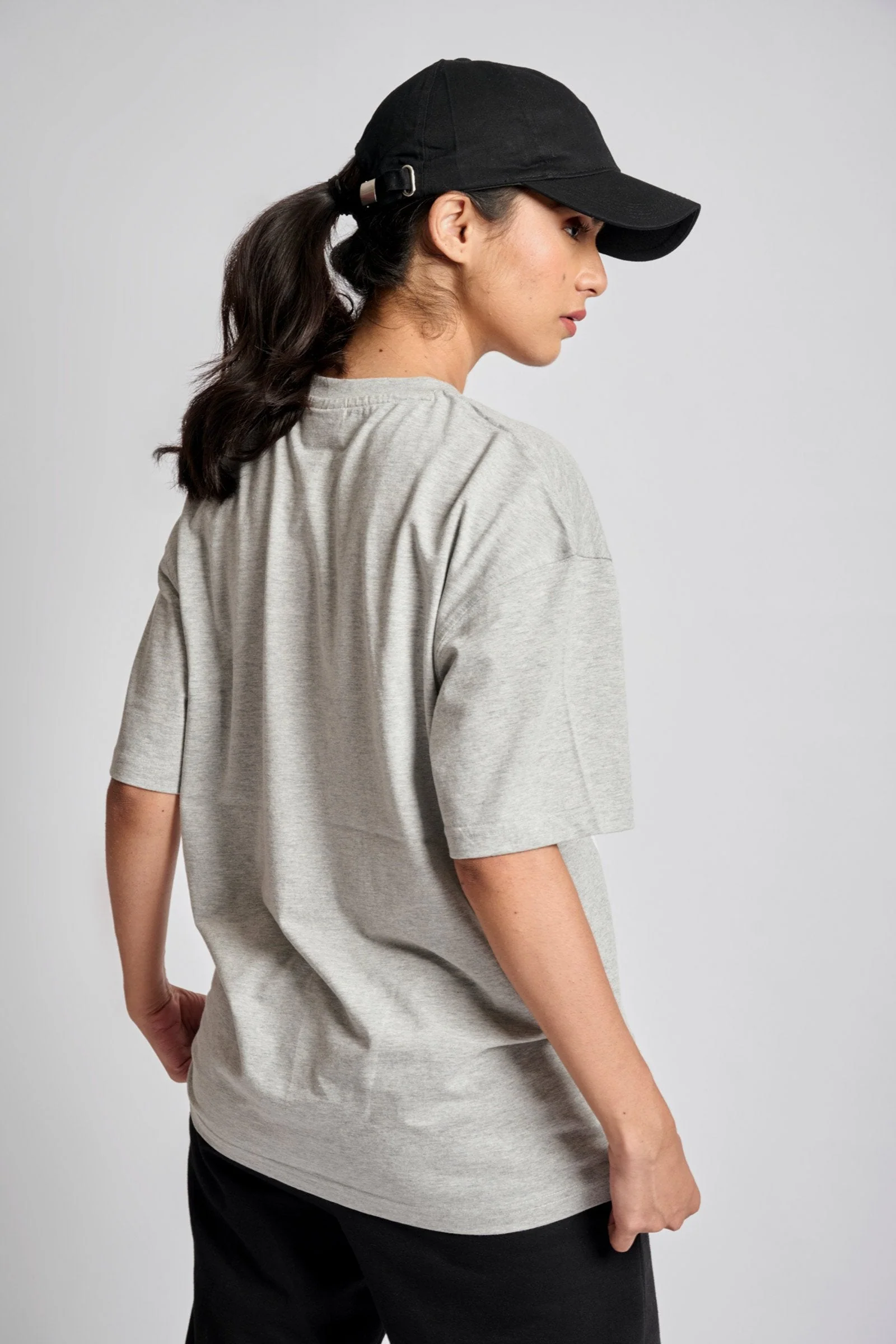 Grey Melange Best Of Ye Oversized T-shirt - Image 6