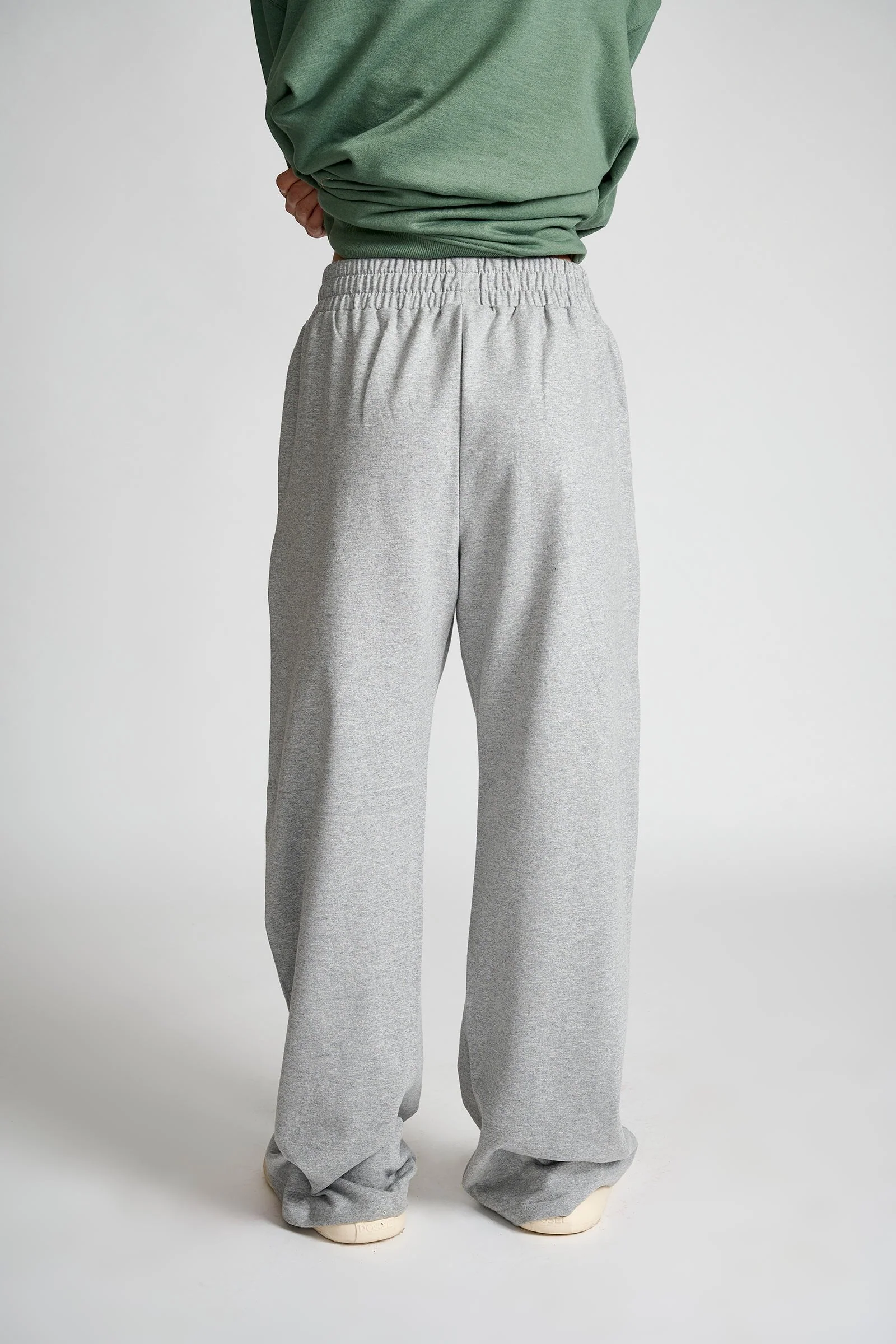 Grey Melange Wide-Leg - Image 4