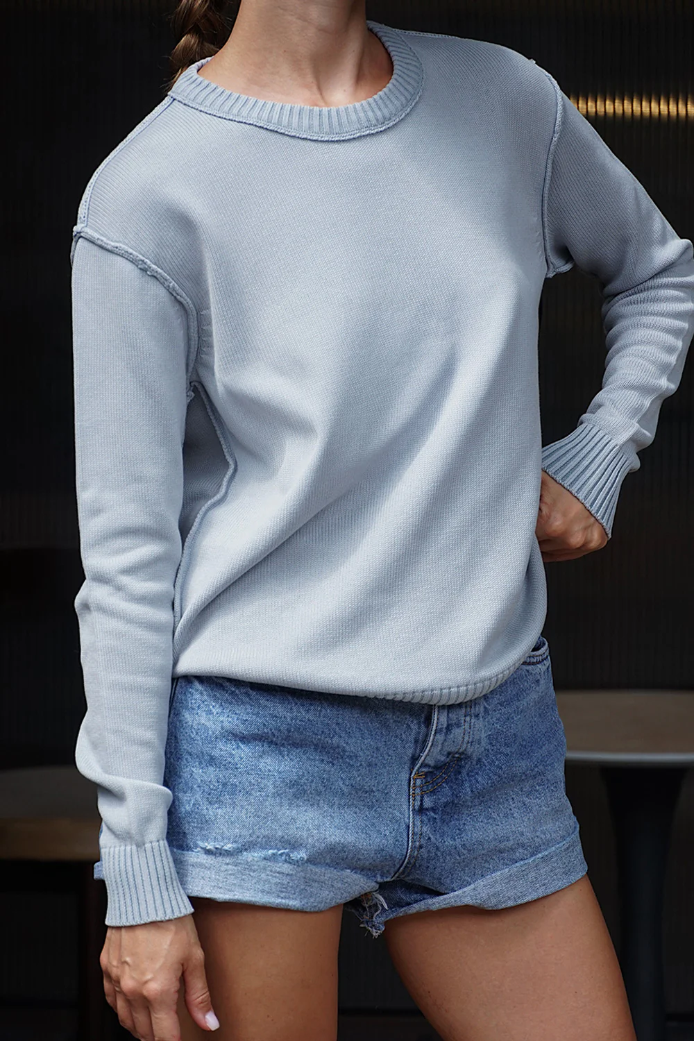Grey Mode Crewneck Sweatshirt - Image 2