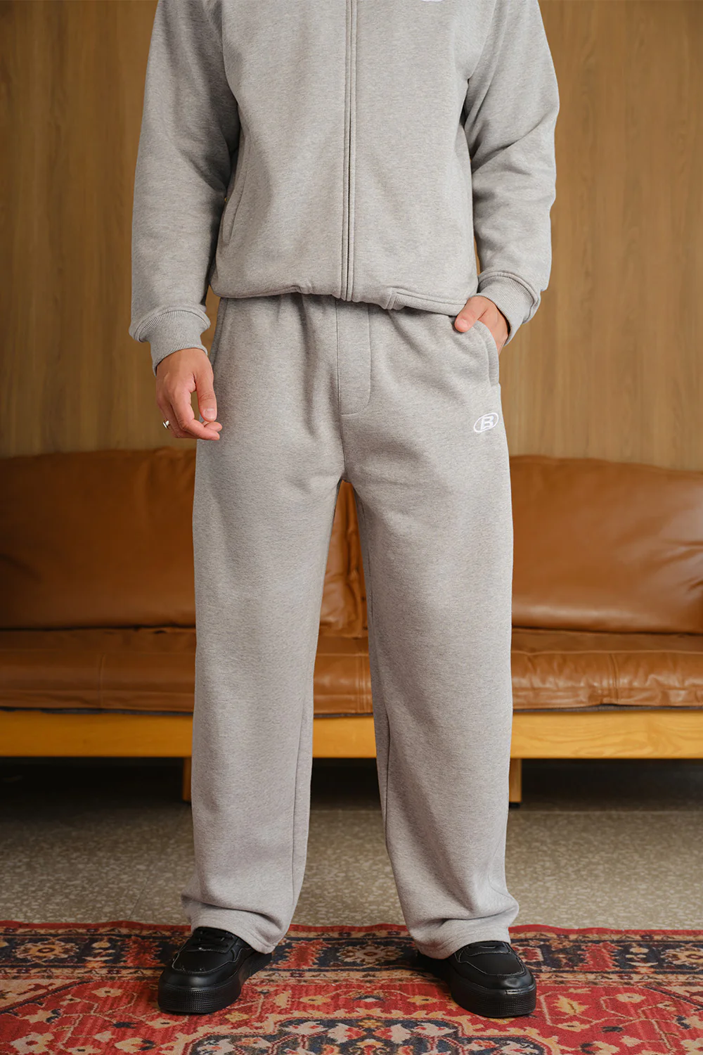 Grey On The Go Joggers - Image 3