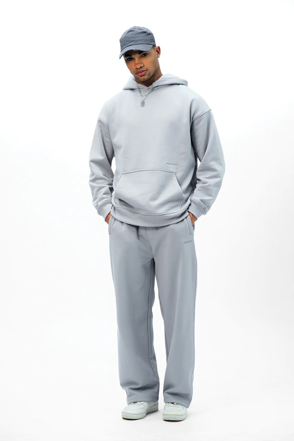 Grey Wear A Hug Oversized Hoodie - Image 8