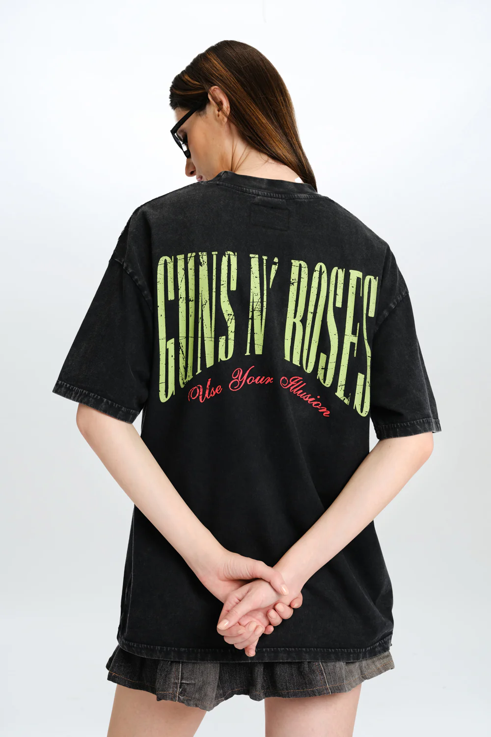 Guns N Roses Use Your Illusion Oversized T-shirt - Image 3