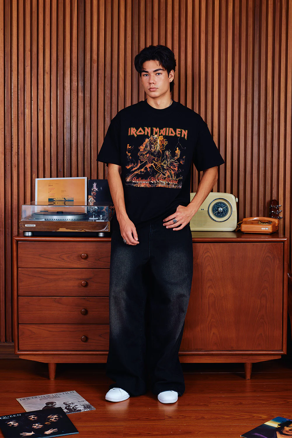 Hallowed Be Thy Name Oversized T-shirt - Image 2