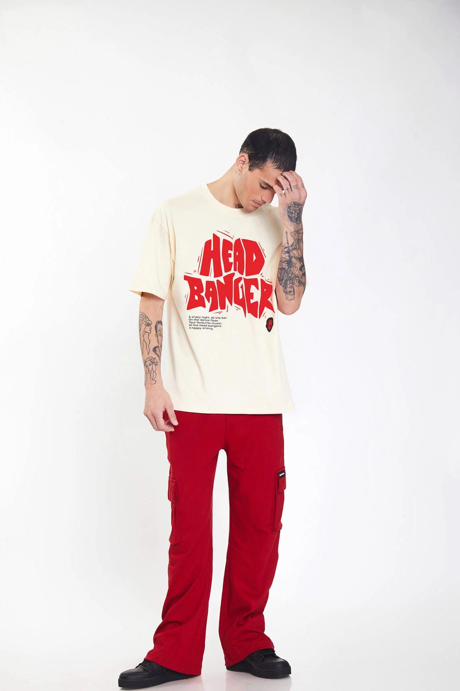 Head Banger Oversized T-Shirt - Image 3