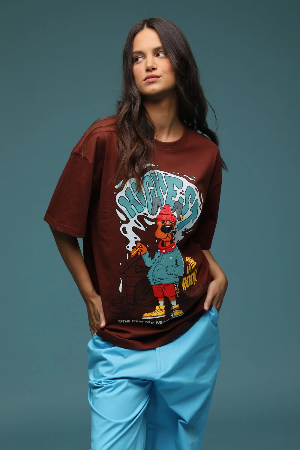 Highest In The Room Oversized T-shirt - Image 7