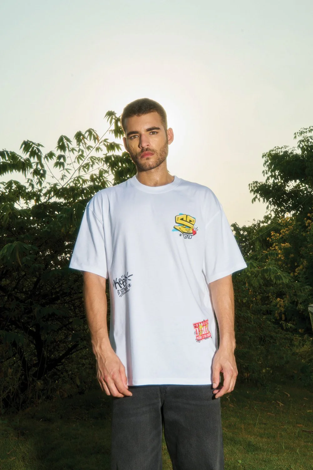 Hip Hop SpongeBob Oversized T-shirt - Image 11