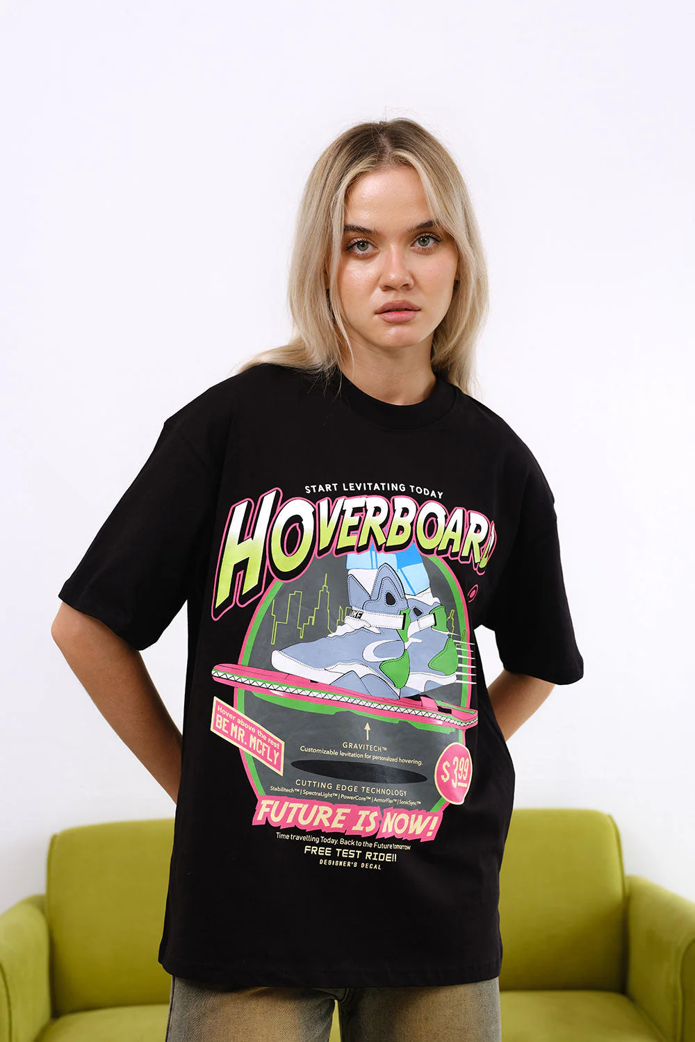 Hoverboard Oversized T-shirt - Image 2