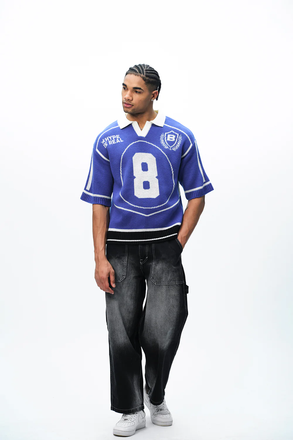 Hype Is Real Knit Polo T-shirt - Image 3
