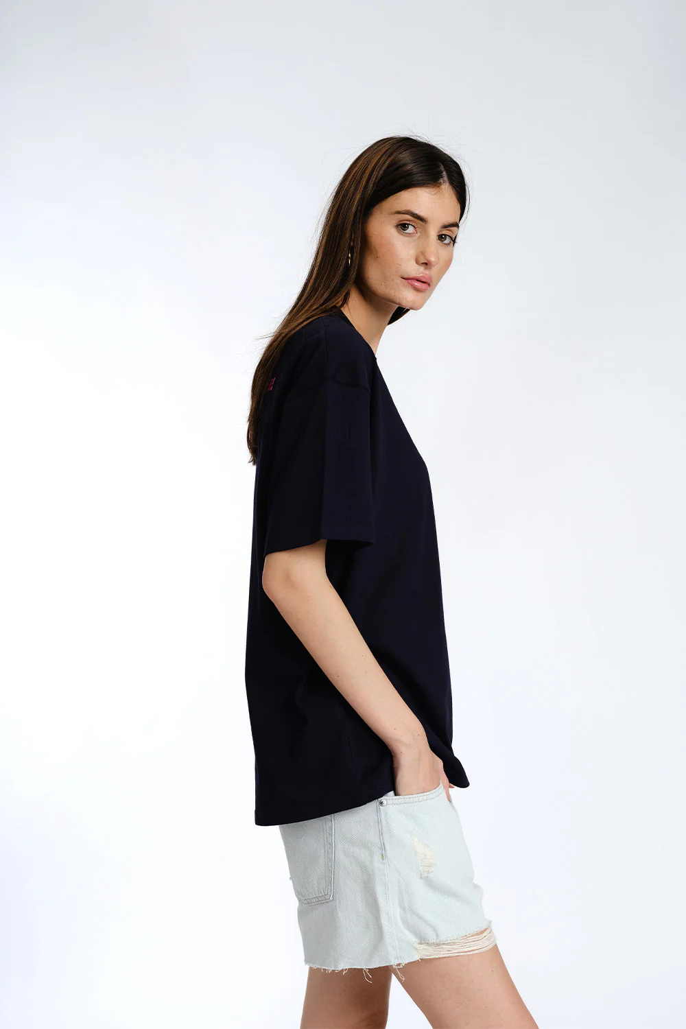 I Ghost You Embroidered Premium Oversized T-shirt - Image 10