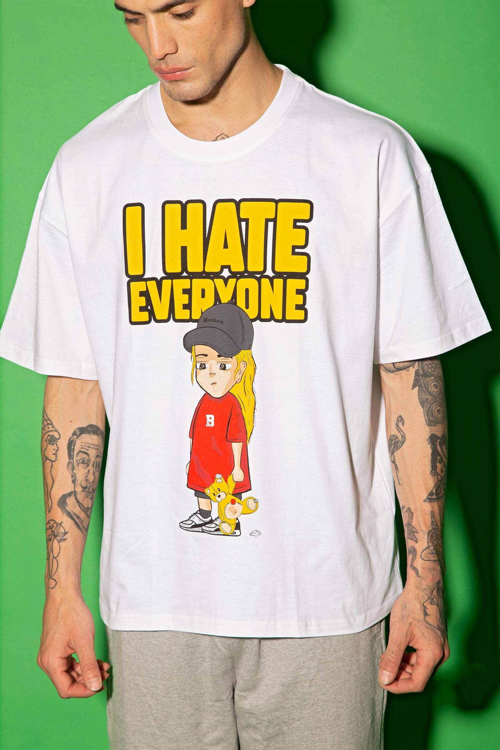 I Hate Everyone Oversized T-shirt - Image 5