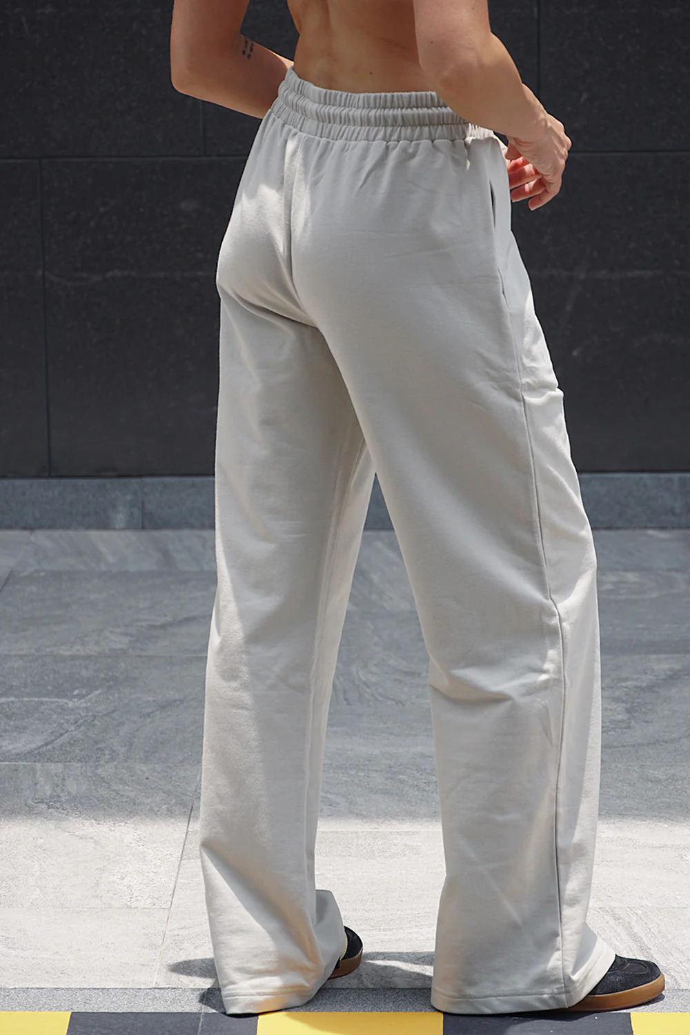 Idle Ivory Wide-Leg Sweatpants - Image 6