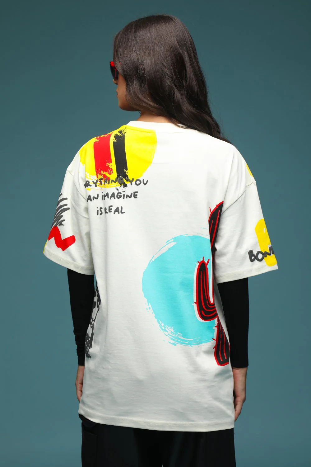 Imagination Is Real Oversized T-shirt - Image 4