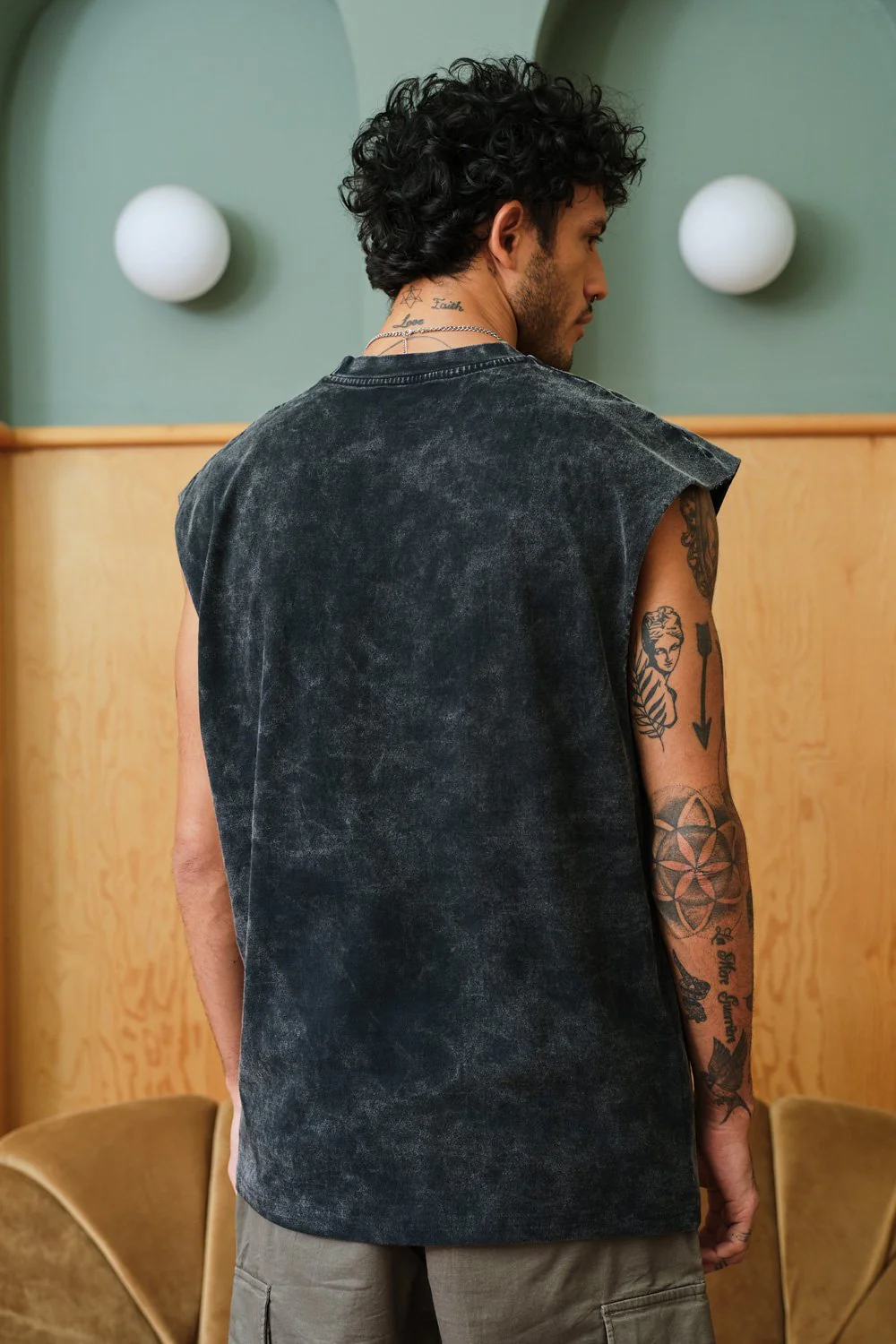 Jet Black Vest Tank - Image 8