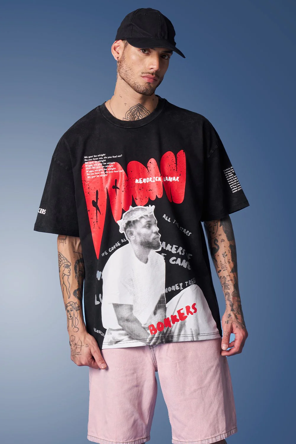 Kendrick Lamar Faded Oversized T-shirt