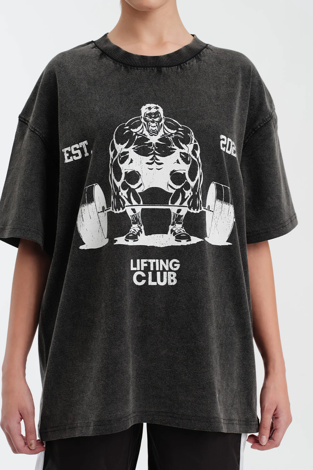 Lifting Club Oversized T-shirt - Image 4