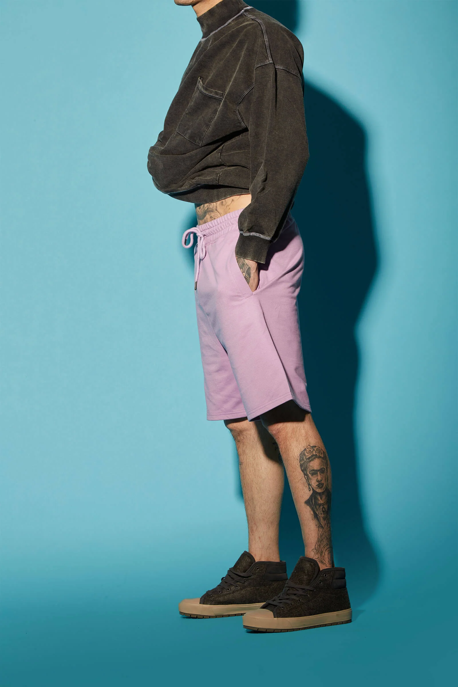 Lilac Bermuda Shorts - Image 3