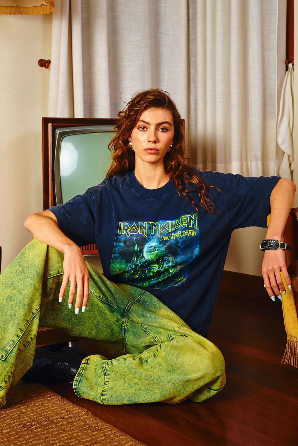 Live After Death Oversized T-shirt - Image 6
